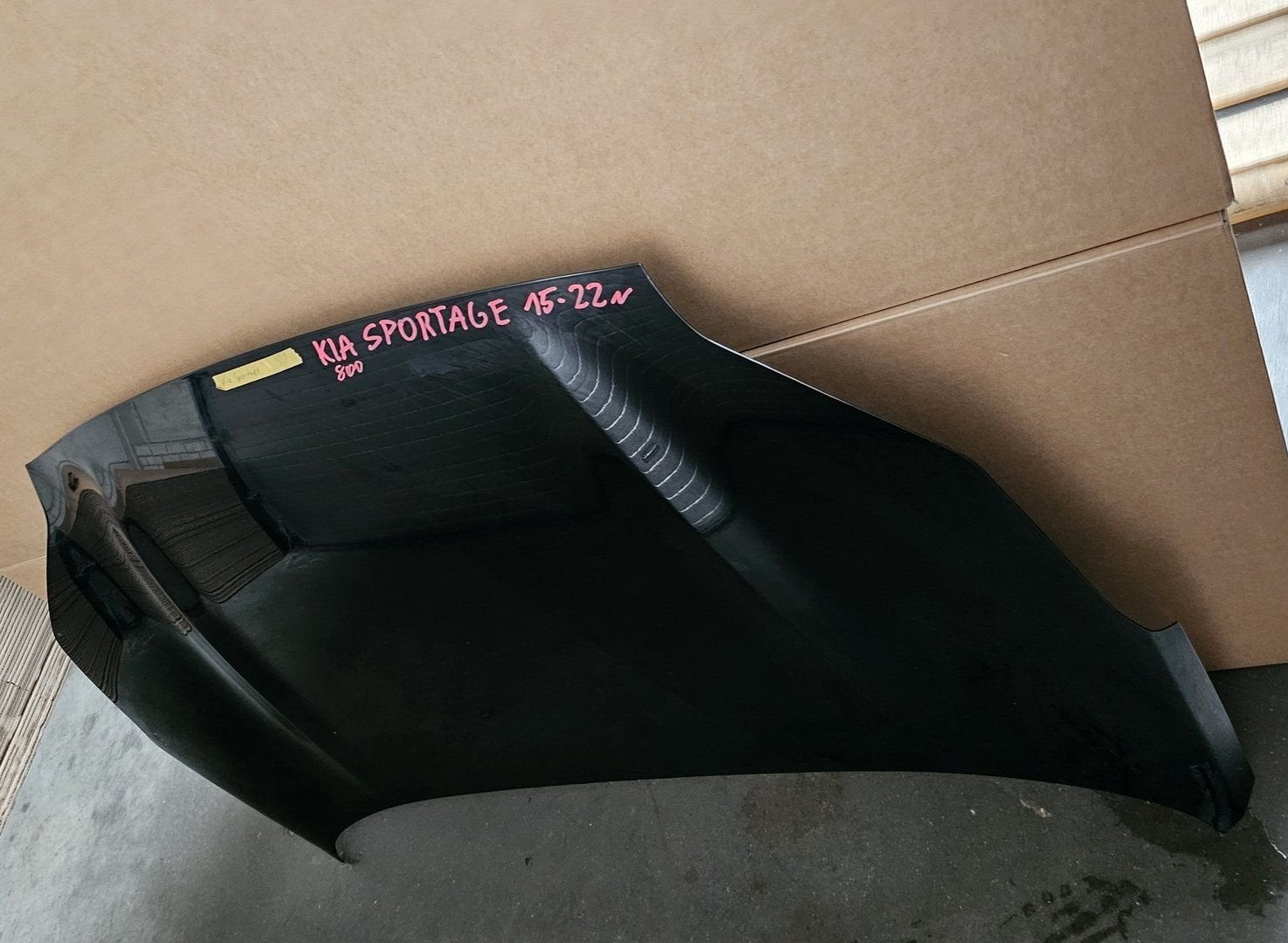 Motorkap Kia Sportage Origineel Motorkap bj.2015-2022 Zwart, Ophalen, Gebruikt, -, Voor