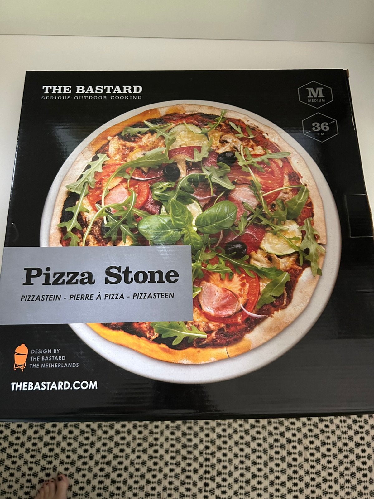 Pizzasteen voor kamado black bastard, Ophalen of Verzenden, Nieuw