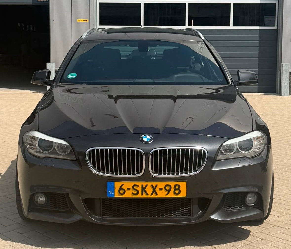 ‼️BMW M-SPORT 520I 2.0i 185PK AUT/8 TOURING EXECUTIVE ZWART, Automaat, Achterwielaandrijving, Zwart, 4 cilinders