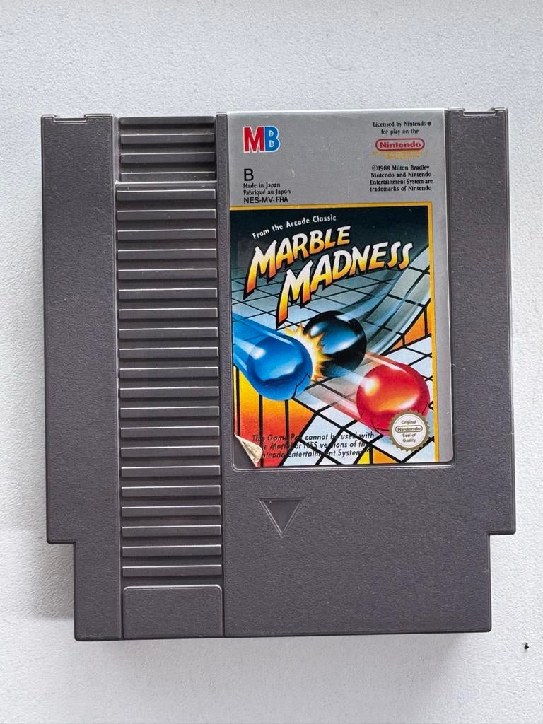 Marble Madness NES (Nintendo Entertainment System) Game, Spelcomputers en Games, Games | Nintendo NES, Gebruikt, Puzzel en Educatief