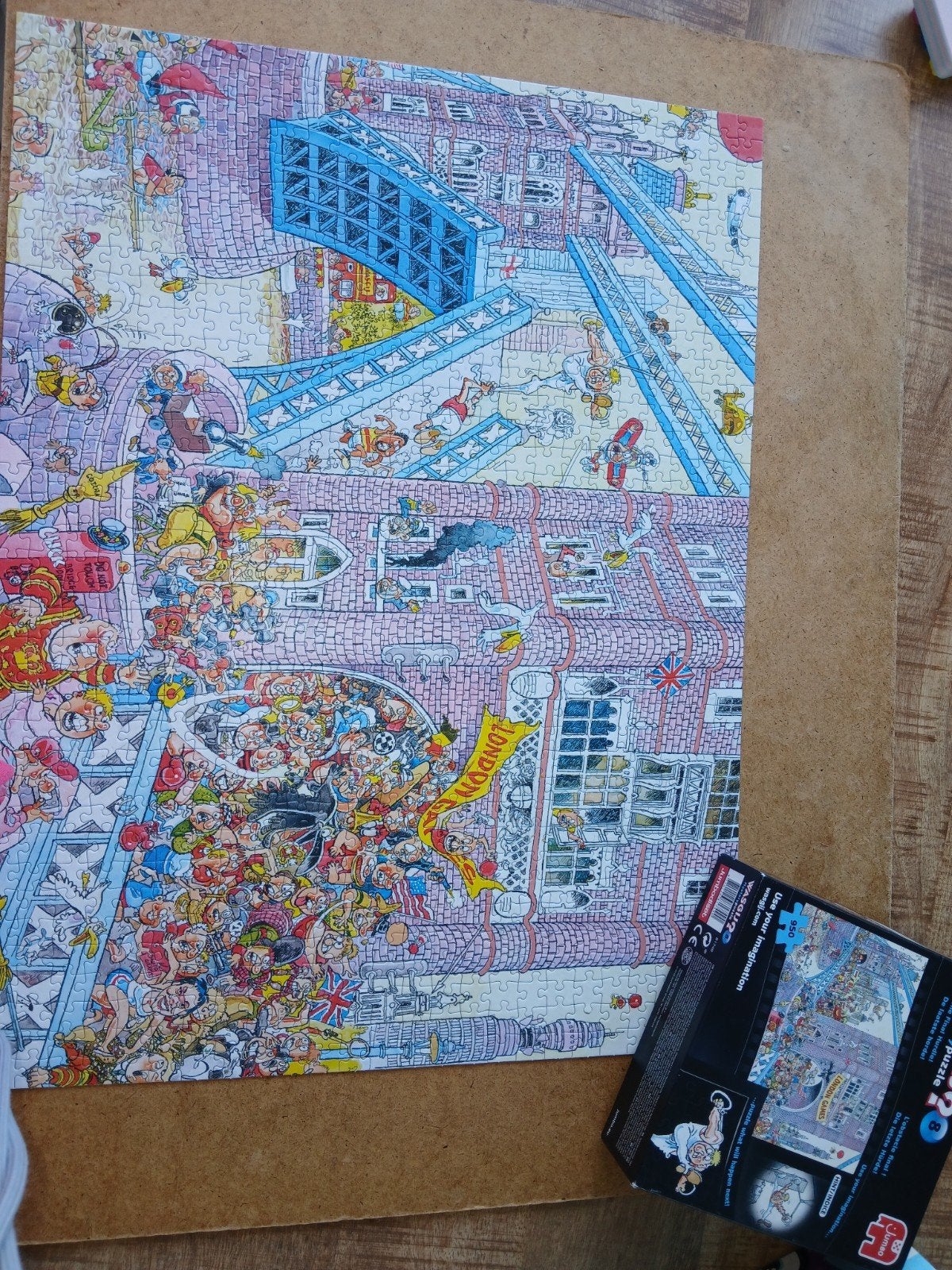 WSSGIJ Puzzel London Bridge 950 stukjes, Ophalen of Verzenden, 500 t/m 1500 stukjes, Zo goed als nieuw