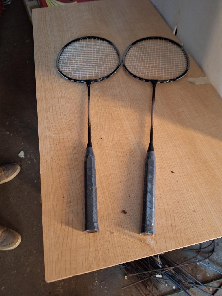 badmintonracket 2X, Ophalen of Verzenden, Zo goed als nieuw, Racket(s)