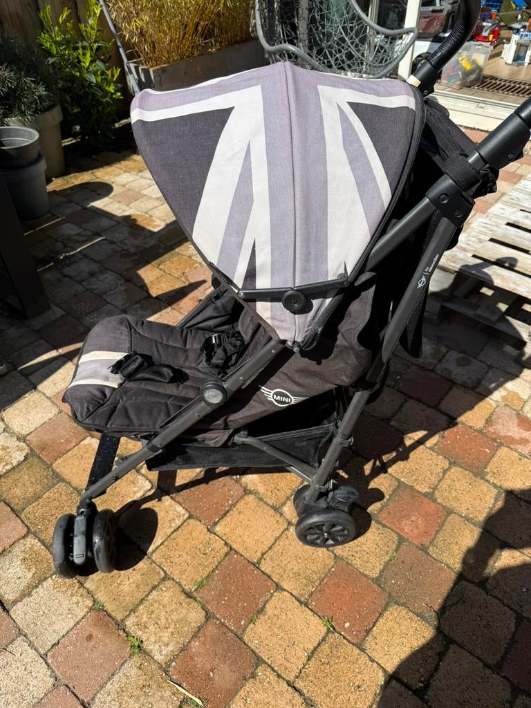Easywalker MINI buggy, union jack design, Ophalen, Gebruikt, Overige merken, Verstelbare rugleuning