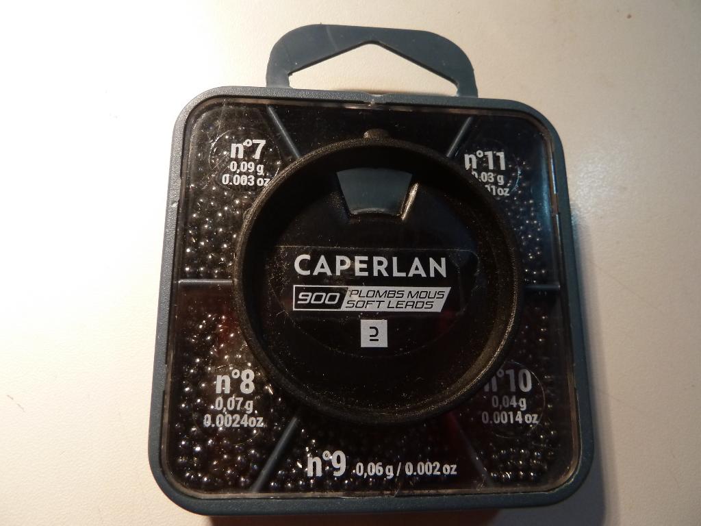 Caperlan 900 plombs mous knijp vislood, Ophalen of Verzenden, Zo goed als nieuw, Dobber of Lood