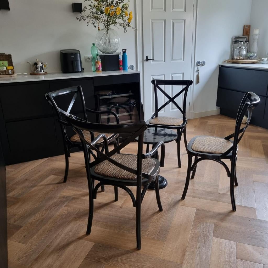 PRACHTIGE STOELEN, Ophalen of Verzenden, Zo goed als nieuw, Zwart