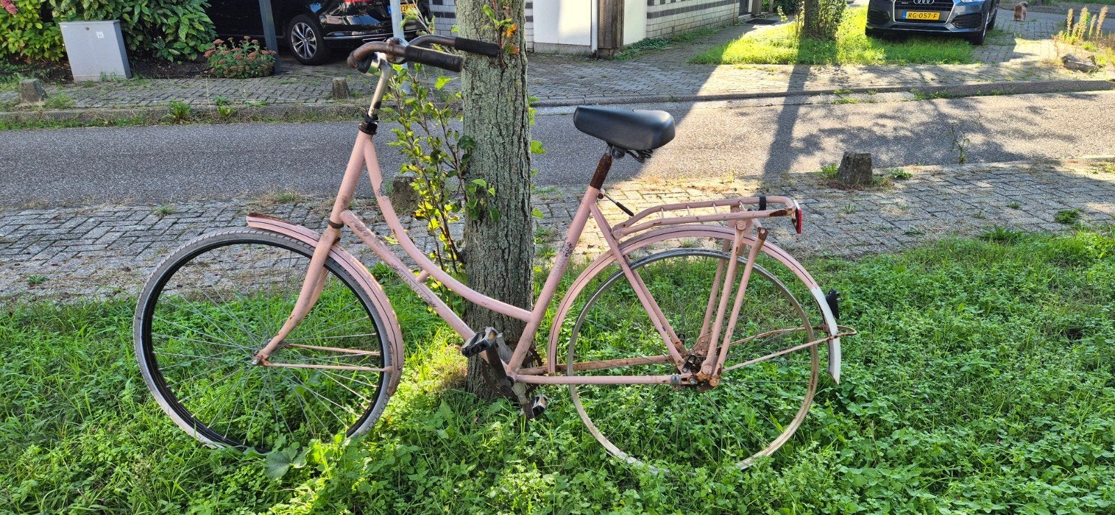 fiets, opknapper, Ophalen, Terugtraprem