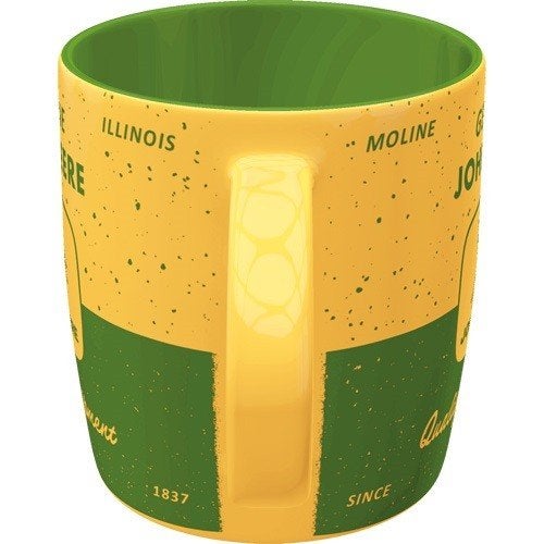 John Deere geel groen logo mok koffie beker reclame mok, Ophalen of Verzenden, Nieuw, Auto's