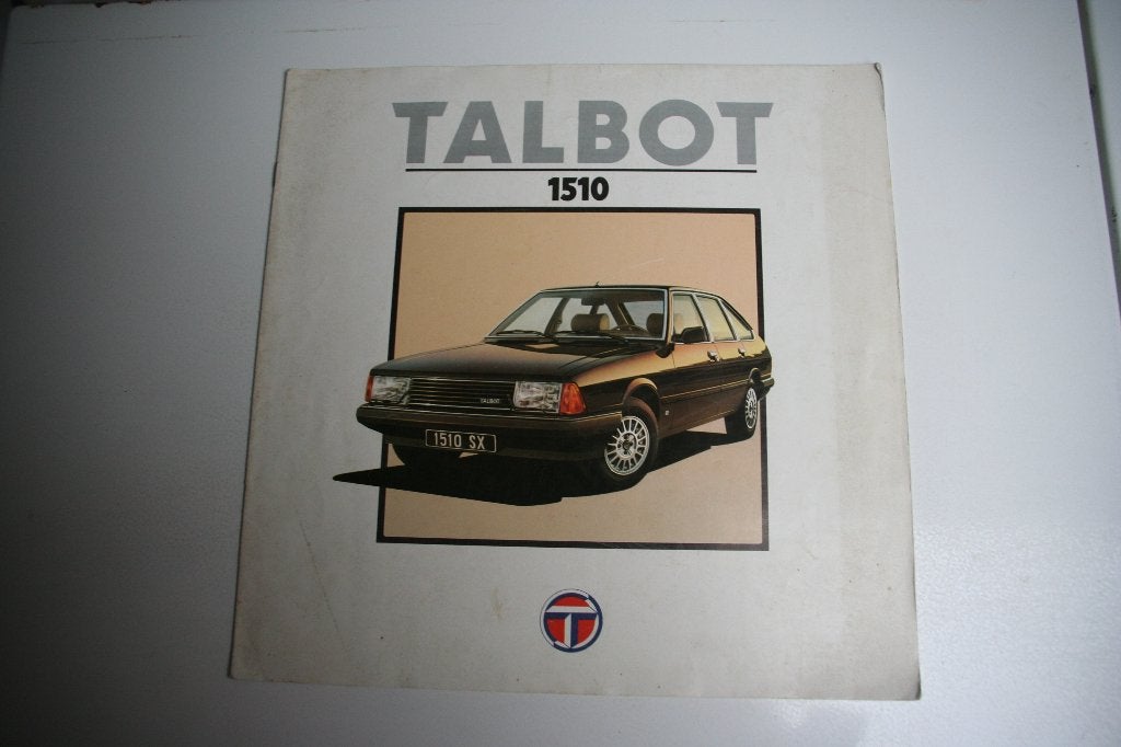 Folder Talbot 1510 (09-1979) (28), Ophalen of Verzenden, Zo goed als nieuw, Overige merken