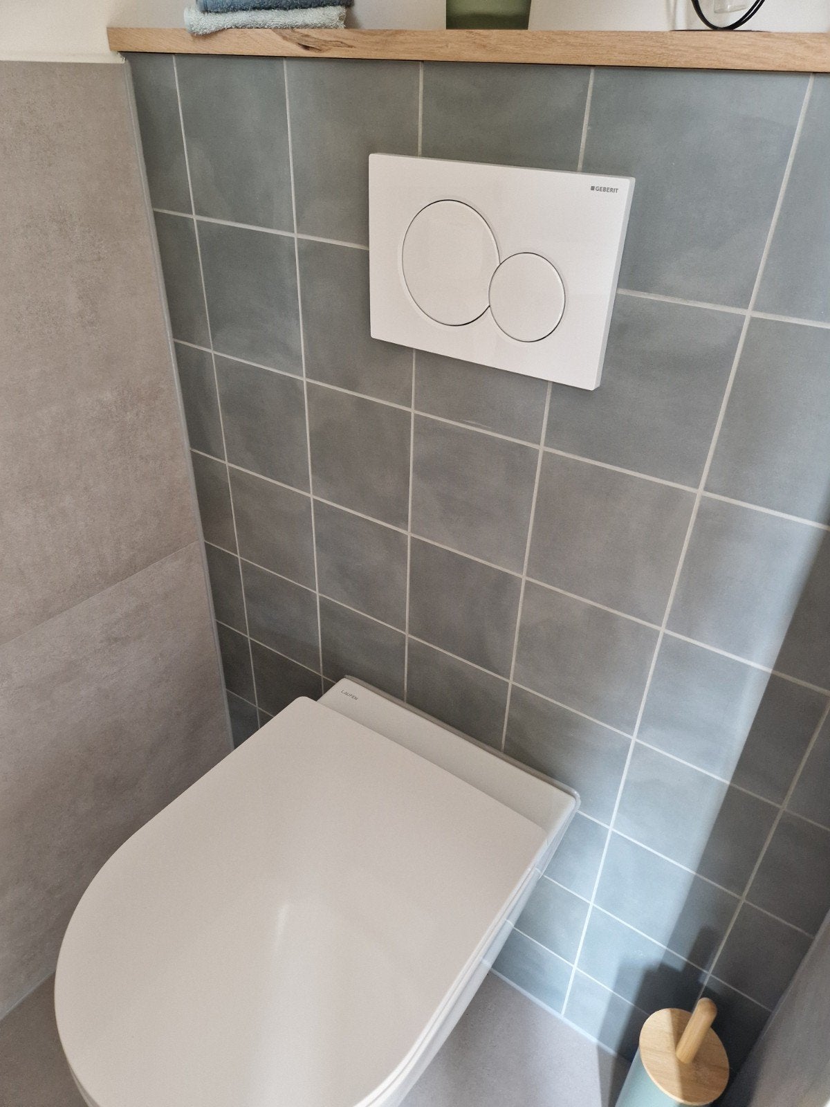 mooie grijsgroene wandtegels, Doe-het-zelf en Verbouw, Ophalen, 60 cm of meer, Nieuw, Minder dan 5 m²