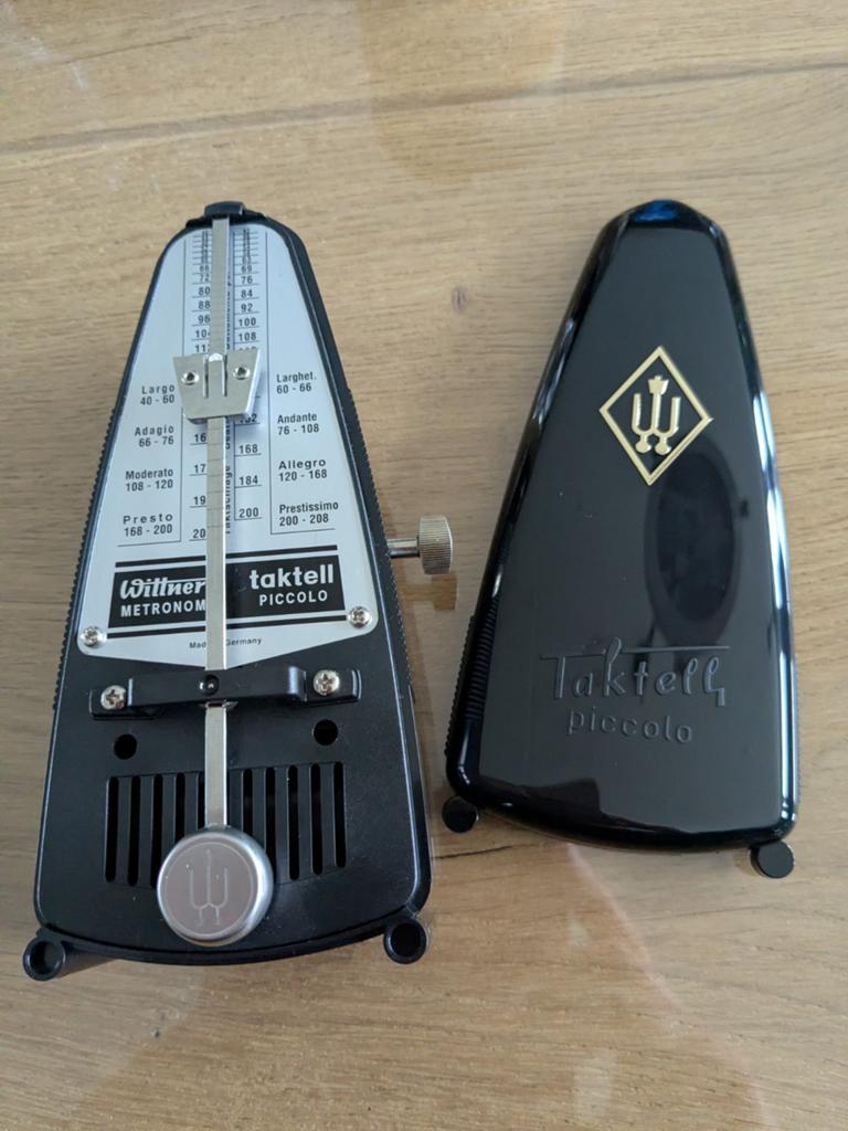 Wittner 836 Taktell Piccolo metronoom zwart, Ophalen, Zo goed als nieuw