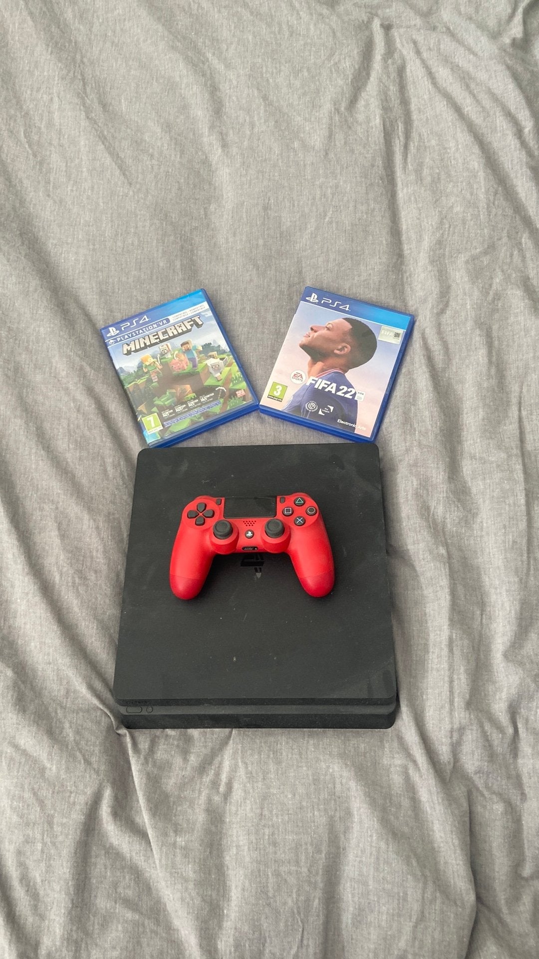 Ps4 plus controller en games, Ophalen of Verzenden, 1 TB, Met 1 controller, Original