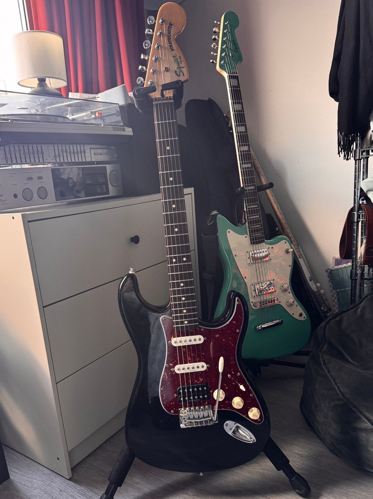 2013 Squier Vintage Modified Stratocaster Rosewood, Ophalen, Zo goed als nieuw, Solid body, Fender
