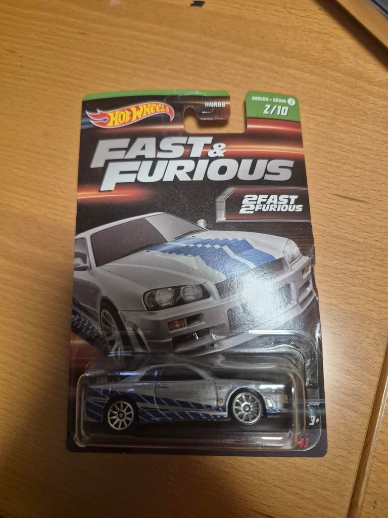 Hot Wheels Fast & Furious Nissan Skyline GT-R (R34), Kinderen en Baby's, Speelgoed | Speelgoedvoertuigen, Nieuw, Ophalen
