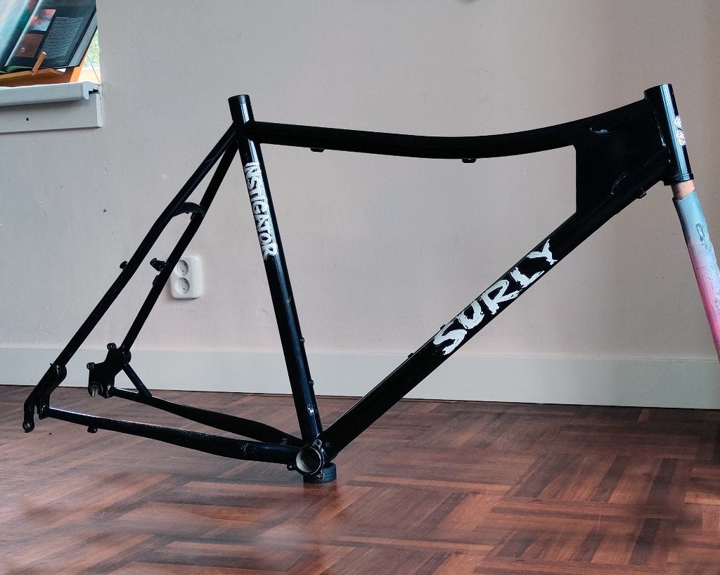 Surly Instigator frame 55cm voor xbike/ATB/bikepacking, Gebruikt, Geen vering, 53 tot 57 cm, Ophalen