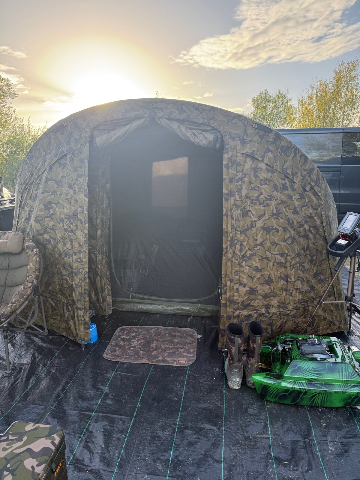 Fox 2 man r series xl tent, Watersport en Boten, Ophalen, Zo goed als nieuw, Overige typen