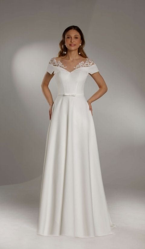 Trouwjurk Sample Sale Jarice Bridal – Model Nefertem, Ophalen, Trouwjurk, Wit, Nieuw