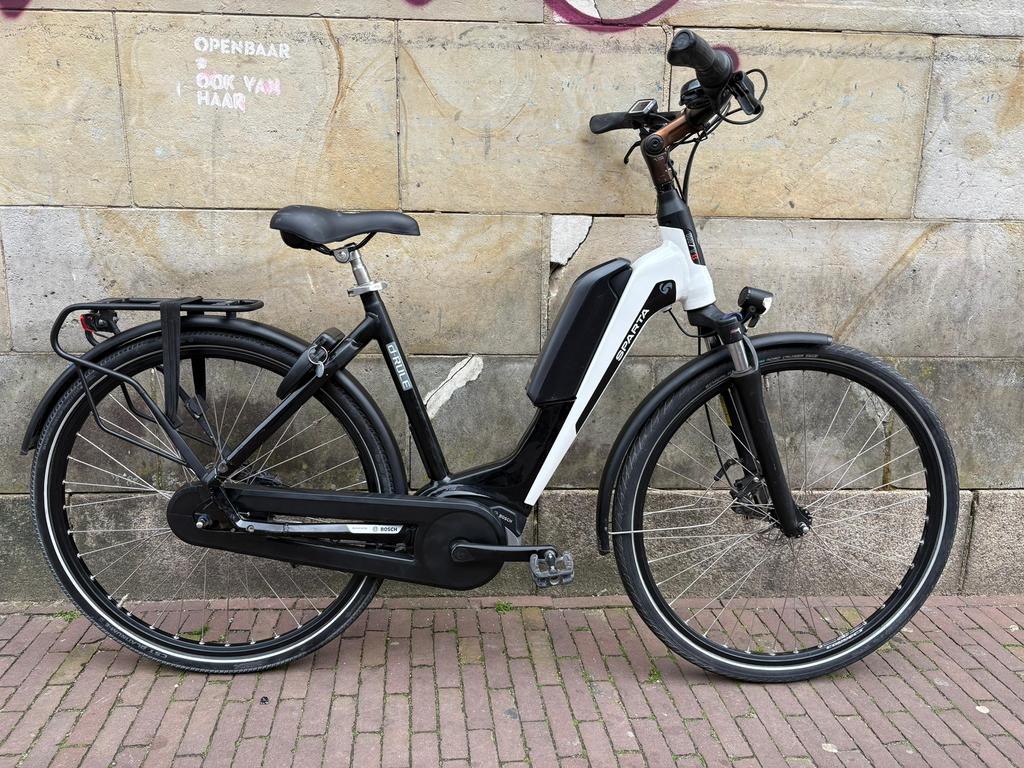 Sparta c-grid elektrische dames fiets 53cm, Fietsen en Brommers, Fietsen | Dames | Damesfietsen, Zo goed als nieuw, Sparta, Versnellingen