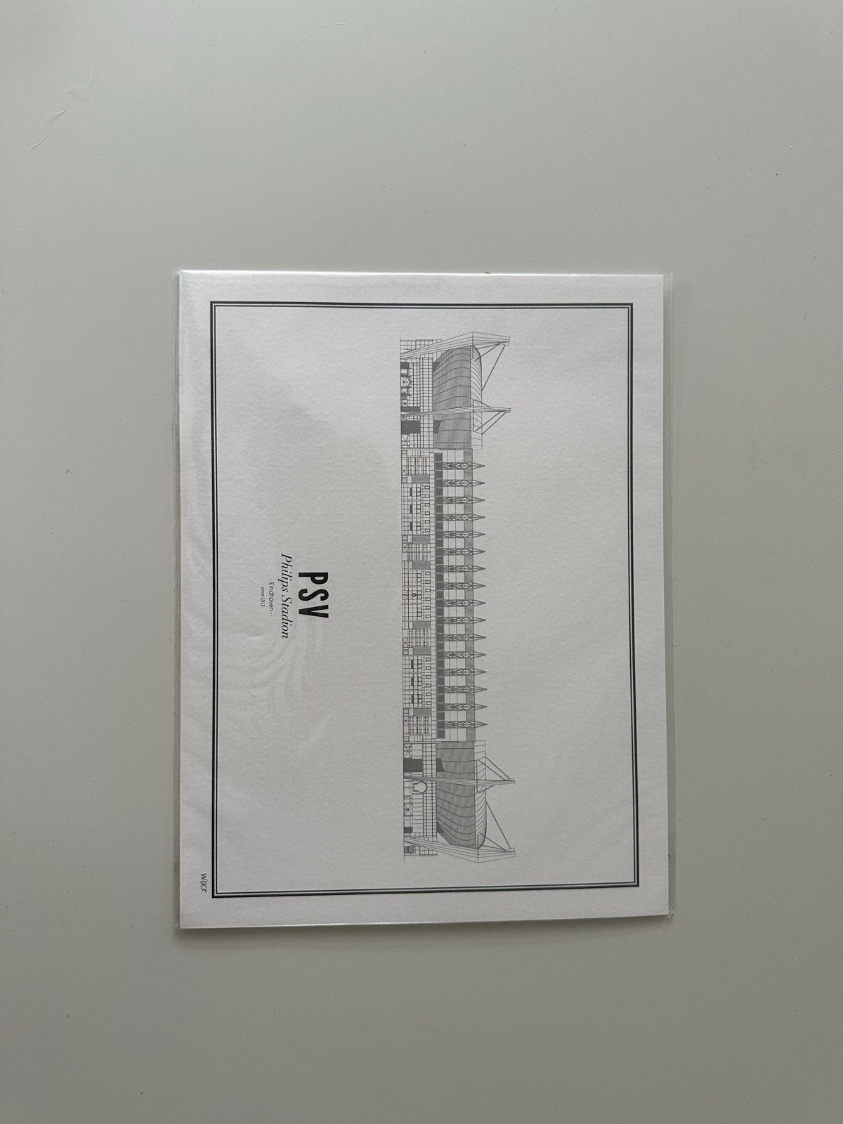PSV Philips Stadion Print - Wijk. Collectie, Minder dan 50 cm, Nieuw, Ophalen of Verzenden, Print