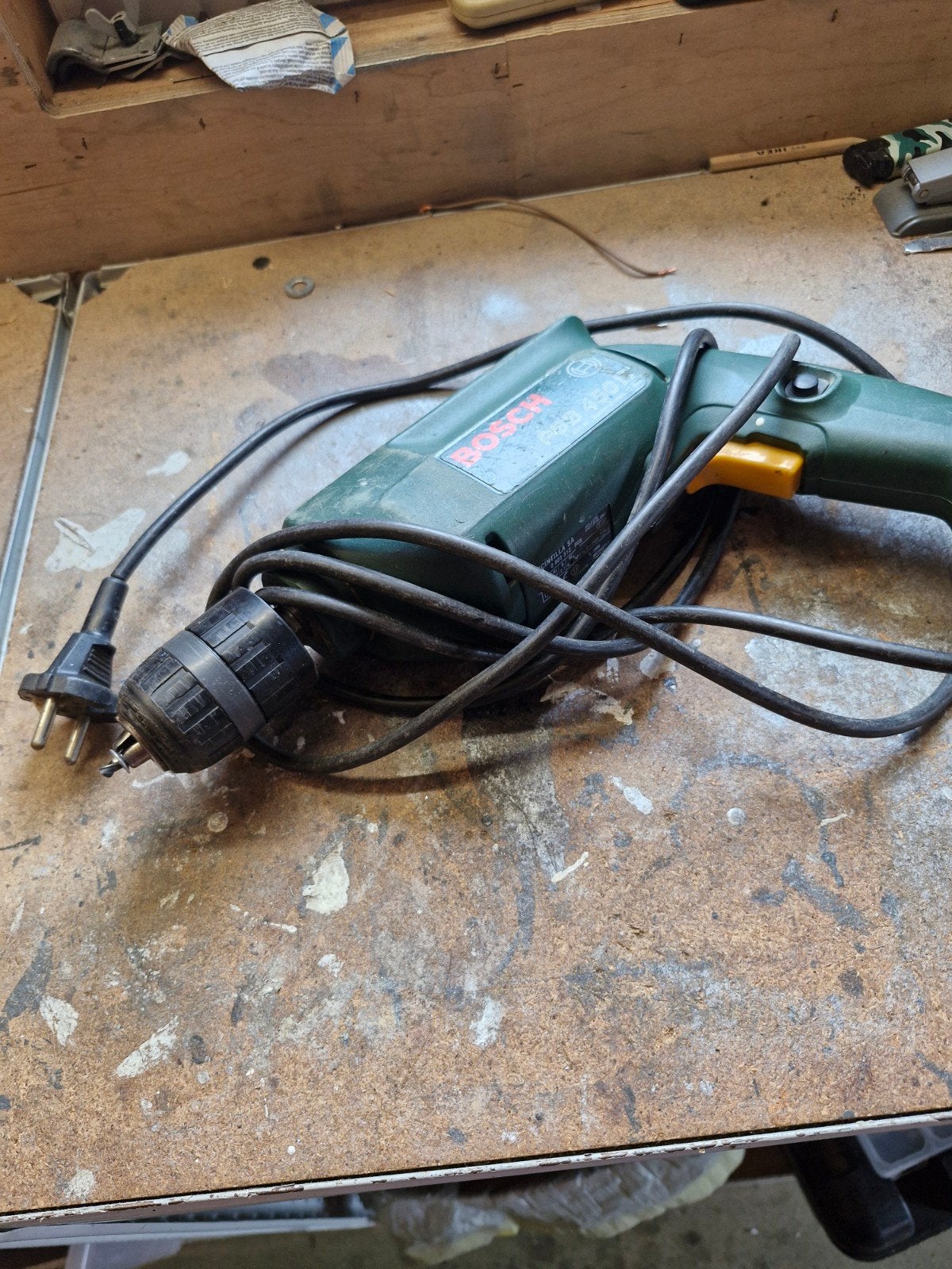 Bosch PSB 400-2 Boormachine - Gebruikt maar functioneel, Doe-het-zelf en Verbouw, Boormachine, Gebruikt, Ophalen of Verzenden