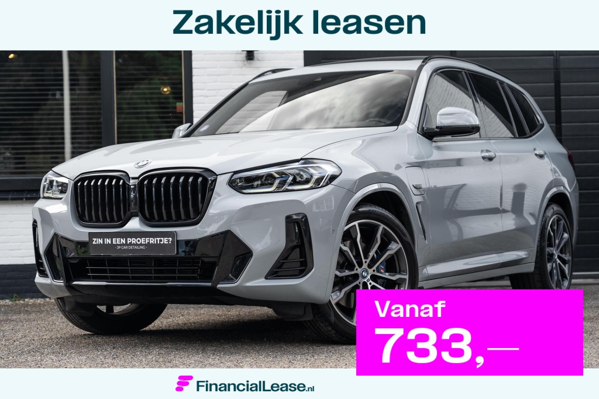 BMW X3 XDrive30e M-sport Brooklyn Grau Pano LASER HUD Memory, Automaat, 1998 cc, Gebruikt, 2000 kg