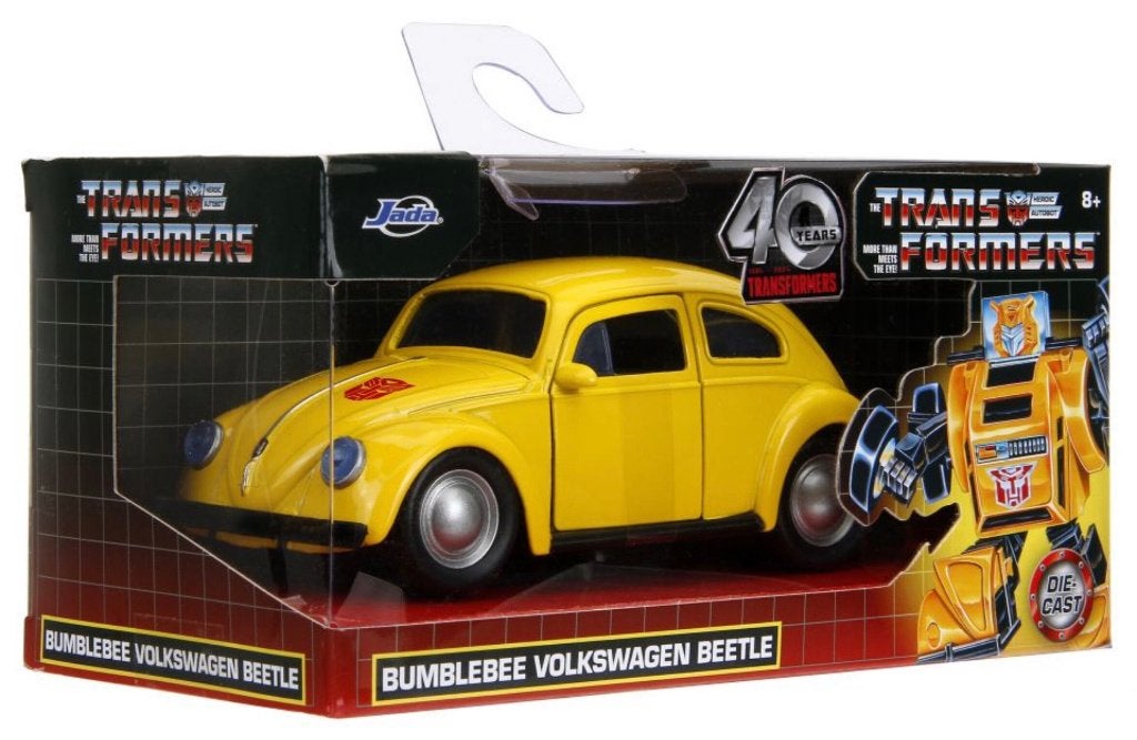 Jada Toys: Transformers - Bumblebee Volkswagen Beetle 1:32, Overige merken, Auto, ., Nieuw