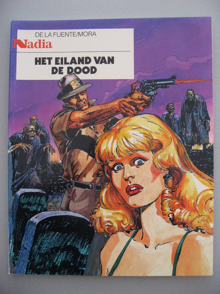 Nadia. Het eiland van de dood. 1988, Eén stripboek, Ophalen of Verzenden