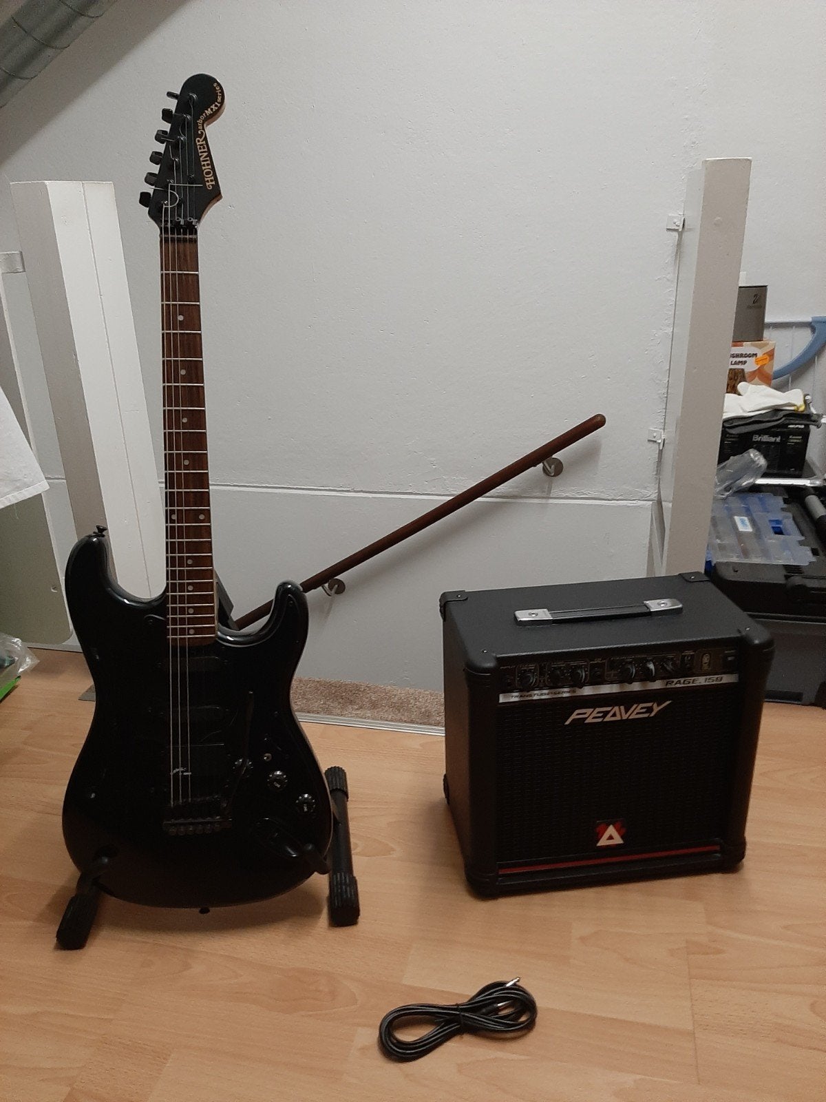 Mooie elektrische gitaar set Hohner Arbor MX 1