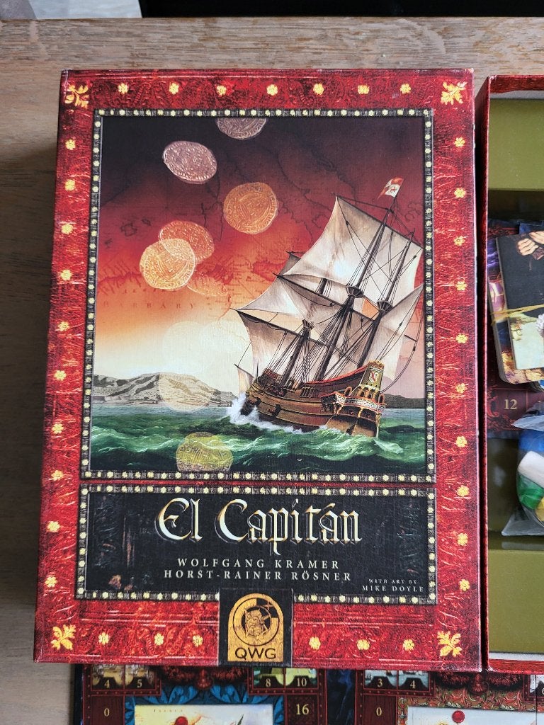 El Capitan Bordspel - Strategisch Spel over Handel, Een of twee spelers, Ophalen of Verzenden, Zo goed als nieuw, QWG