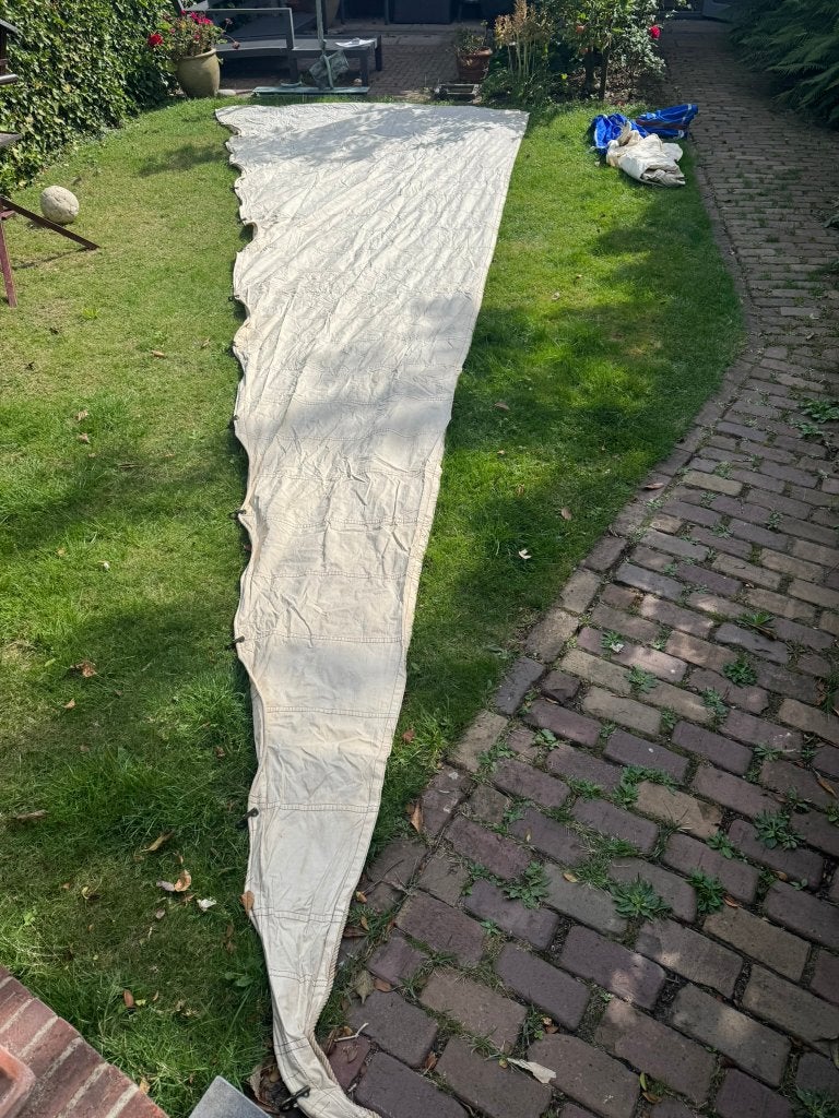 Fok I De Vries Lemmer. Klassiek katoen in nieuwstaat., Gebruikt, Minder dan 15 m², Ophalen of Verzenden, Genua of Fok