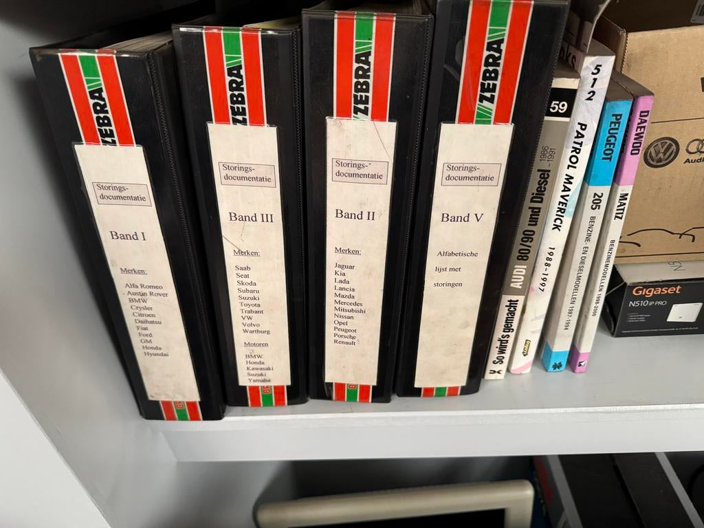 Zebra Storingsdocumentatie Auto's en Motoren (4 Banden), Ophalen, Gelezen, Algemeen