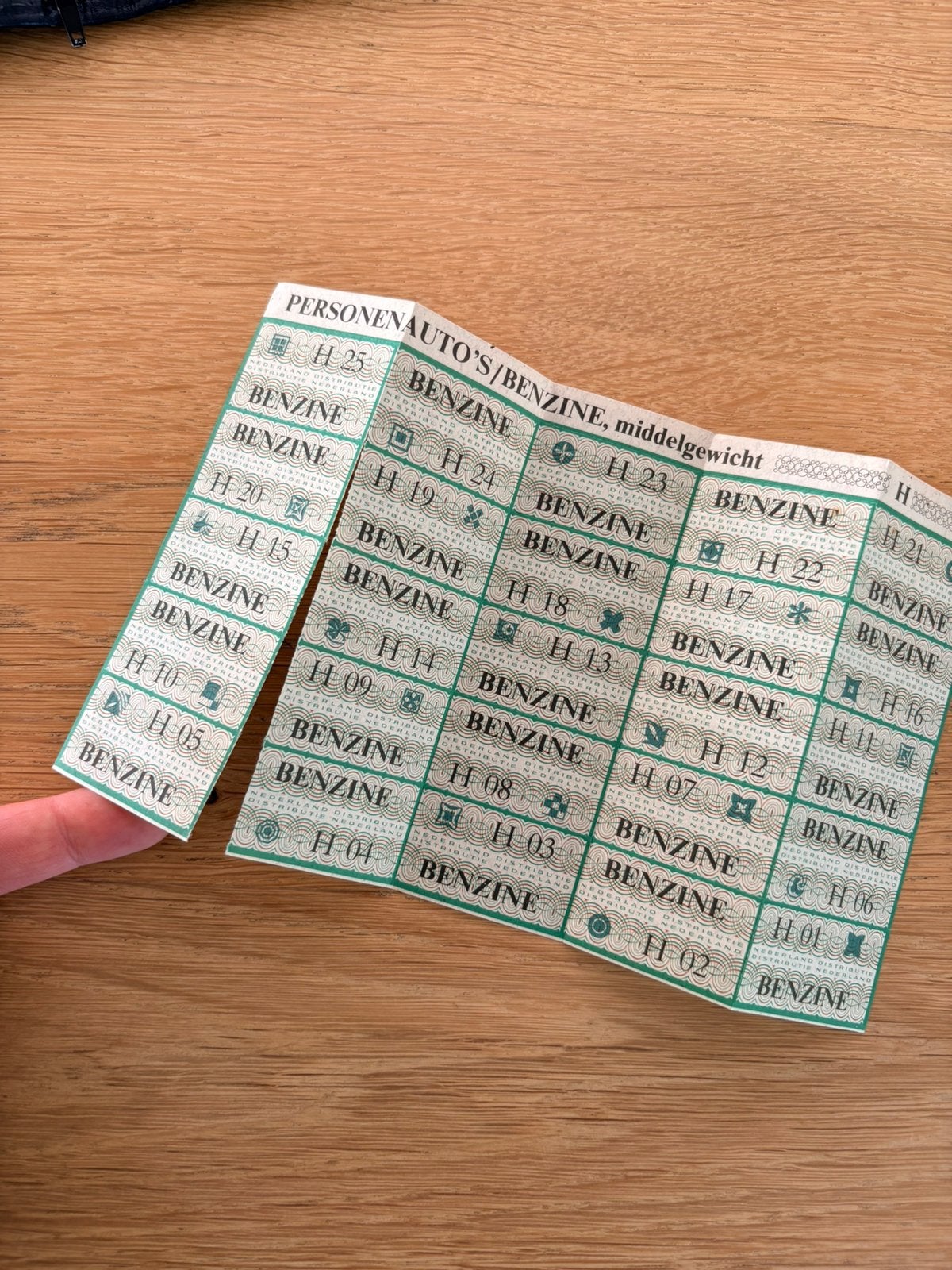 Benzinebonnen Oliecrisis 1973 - Type H Middelgewicht, Verzamelen, Ophalen of Verzenden, Landmacht, Nederland