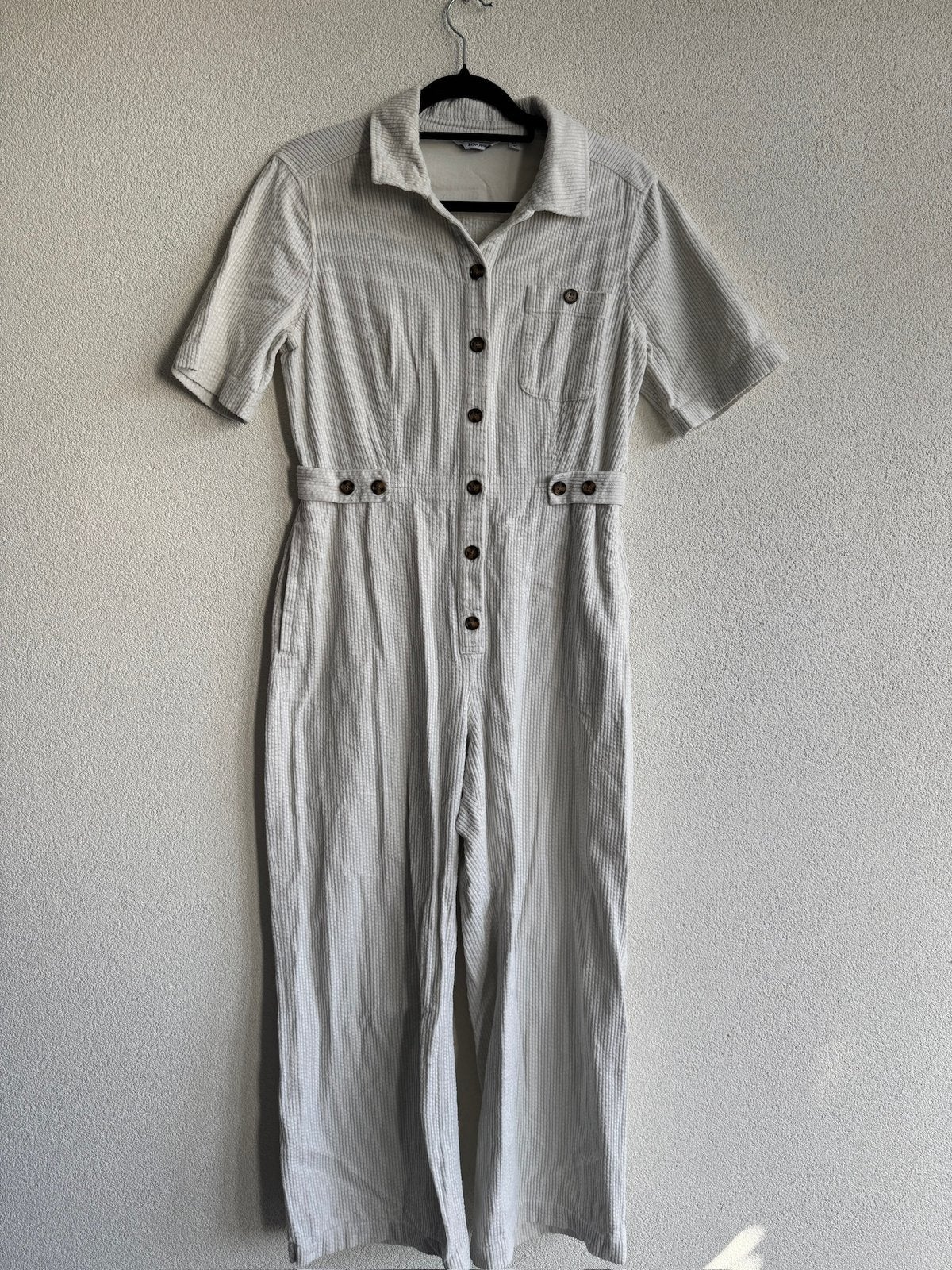 & Other Stories creme corduroy jumpsuit overall, & Other Stories, Beige, Maat 42/44 (L), & Other Stories