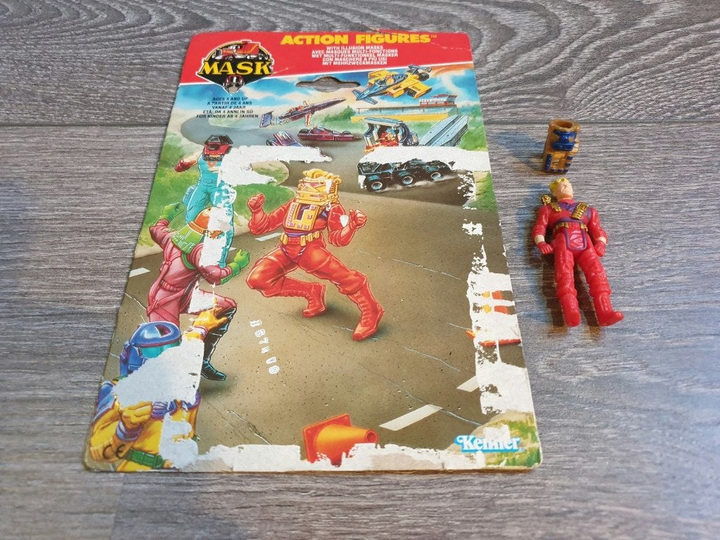 M.A.S.K. – Floyd Malloy EU Figure Pack – Kenner 1987, Ophalen of Verzenden, Gebruikt