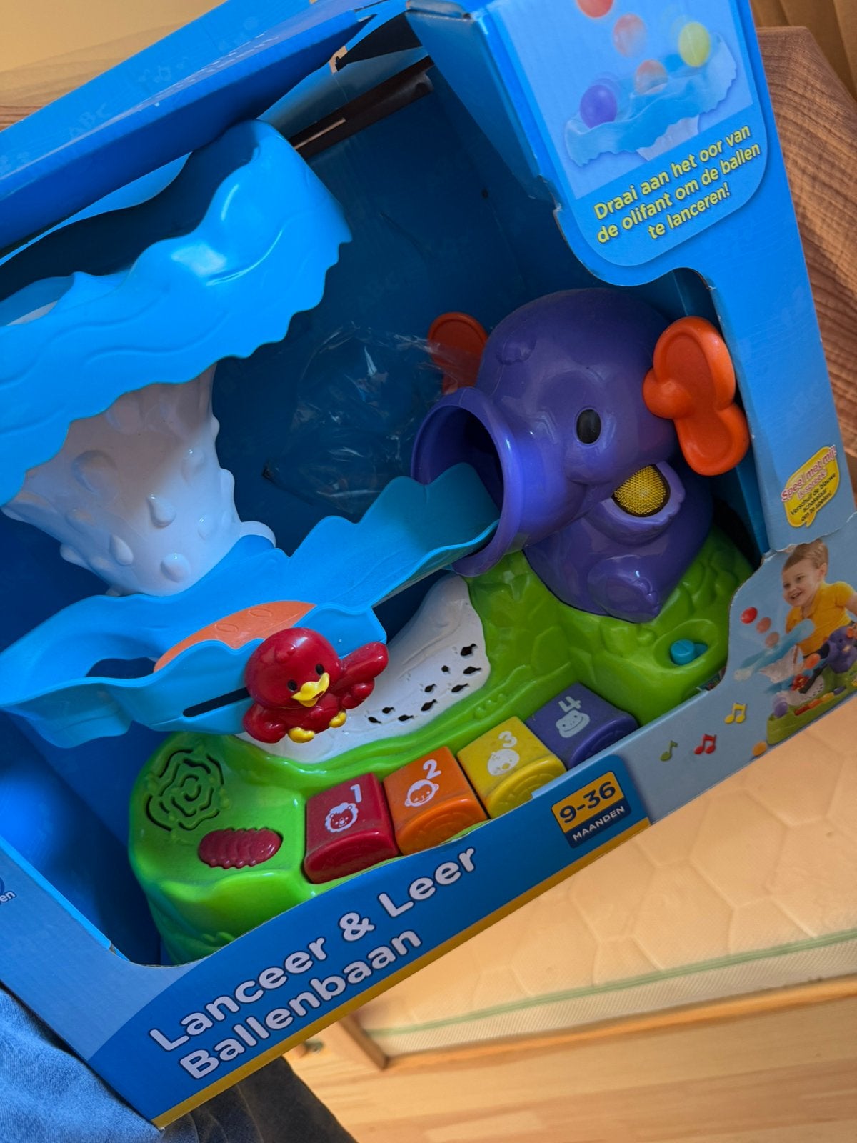 Vtech lanceer ballenbaan, Kinderen en Baby's, Speelgoed | Vtech, Ophalen, Gebruikt, 6 maanden tot 2 jaar