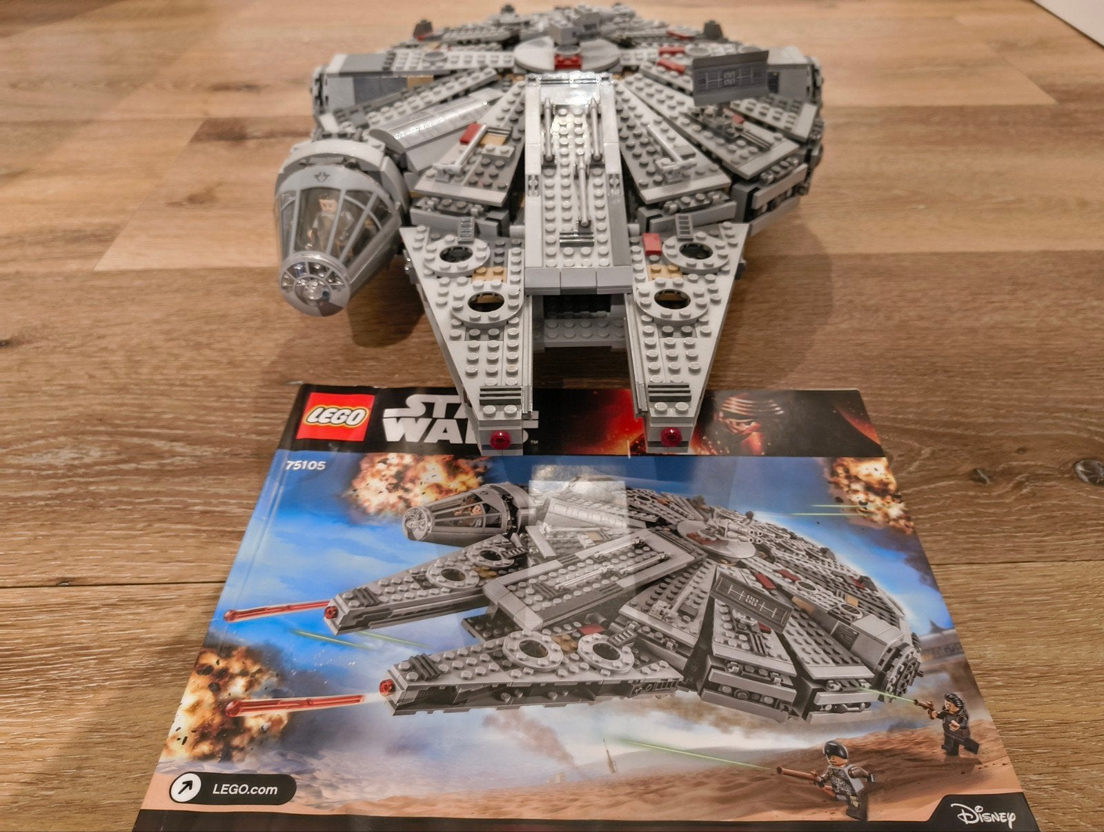 Lego Star Wars 75105 Millennium Falcon compleet met instruct, Gebruikt, Star Wars, Lego, Compleet
