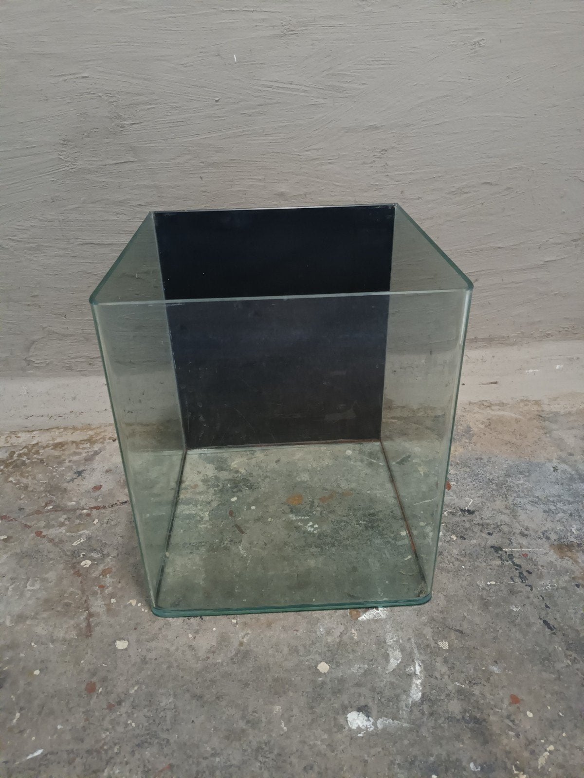 Aquarium voor mini aquascapes (33x30x35cm) + verwarming, Ophalen, Gebruikt, Leeg aquarium, Dennerle