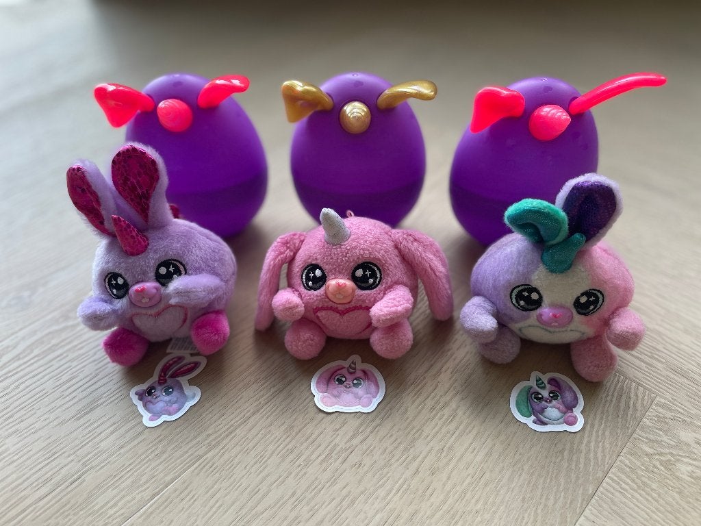 3 rainbocorns bunnycorn, Gebruikt, Overige merken, Overige karakters, Overige typen