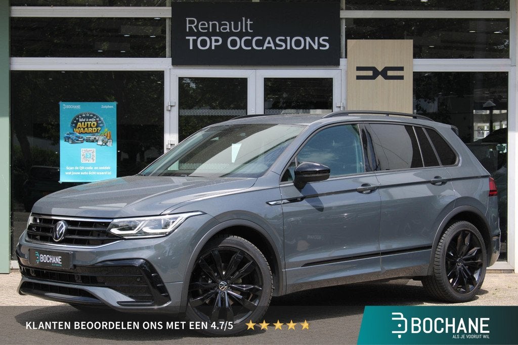 Volkswagen Tiguan 1.5 TSI R-Line | Black-Style | Panoramadak, Auto's, Volkswagen, Bedrijf, Te koop, Tiguan, ABS, Adaptieve lichten