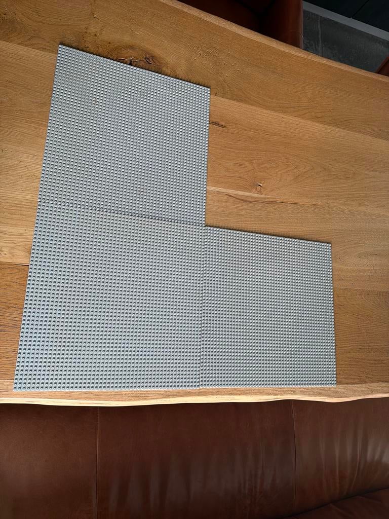 Lego Grondplaat Grijs - 3stuks, Ophalen of Verzenden, Gebruikt, Grondplaat, Lego