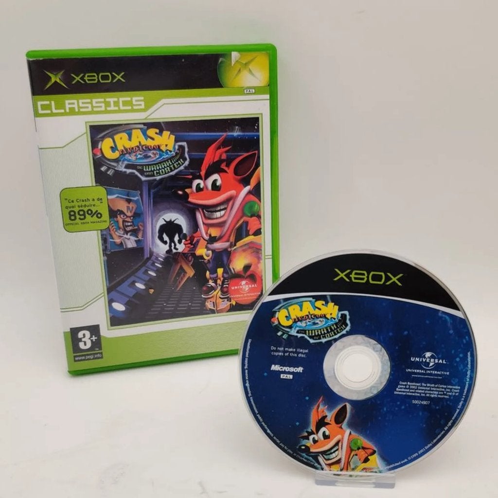 Crash Bandicoot: De Wraak van Cortex - Xbox Classic €11.99, Avontuur en Actie, 1 speler, Ophalen of Verzenden, Zo goed als nieuw