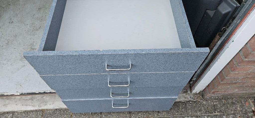 Ladekast 4 grote lades 67 breed 60 Diep 75 CM hoog ladeblok, Ophalen, Gebruikt, 50 tot 100 cm, 3 of 4 laden