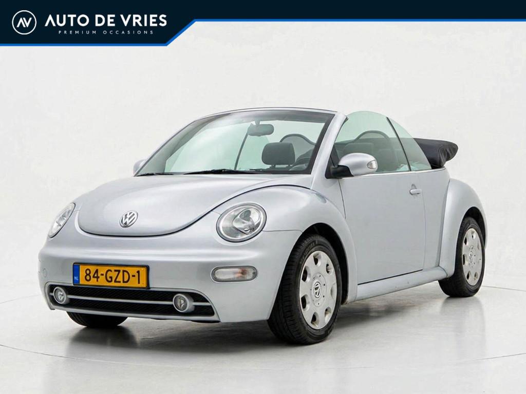 Volkswagen New Beetle Cabriolet 1.6 102pk Turijn | Airco | R, Auto's, Volkswagen, Stof, Gebruikt, Beetle (Kever), 4 cilinders