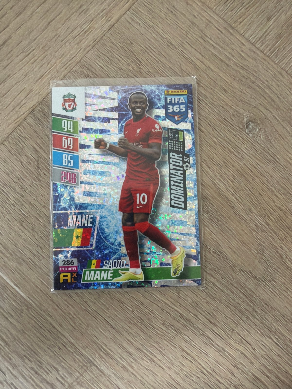 Sadio Mané Panini FIFA 365 Adrenalyn XL Kaart Dominator, Ophalen of Verzenden, Nieuw, Buitenlandse clubs, Spelerskaart