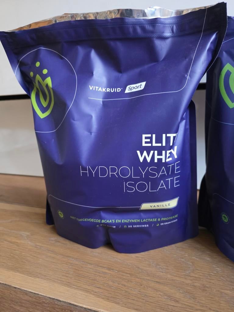 Vitakruid Elite Whey Vanille Eiwitshake - 990 gram, Ophalen of Verzenden, Zo goed als nieuw, Overige typen