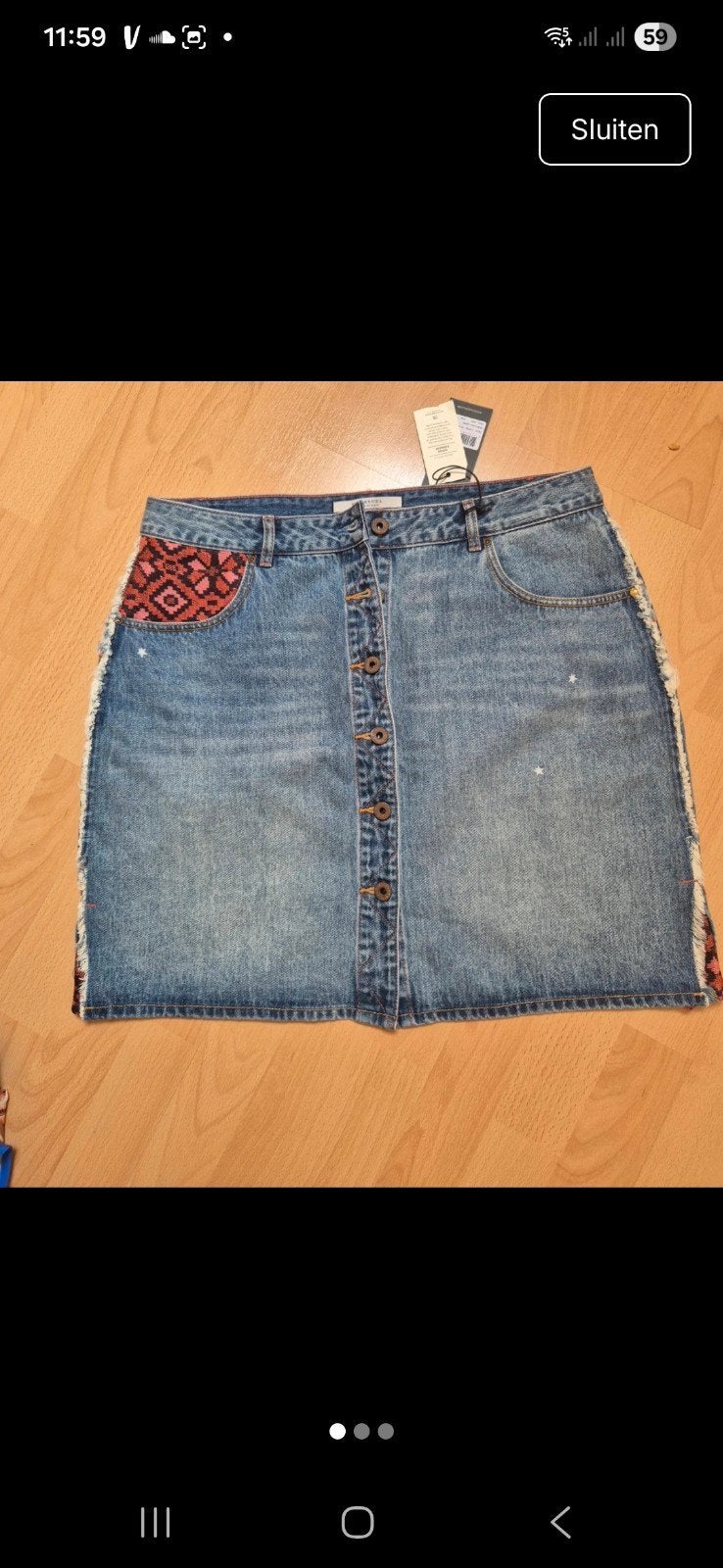 Scotch & Soda Jeansrok Maat XL Nieuw, Blauw, Maat 46/48 (XL) of groter, Nieuw, Scotch & Soda