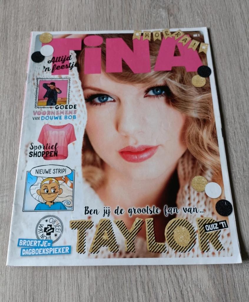Tina Magazine met Taylor Swift cover, Boeken, Tijdschriften en Kranten, Verzenden, Gelezen, Muziek, Film of Tv