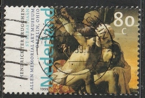 Nederland 1999 1829 Hendrick ter Brugghen, Gest Nieuwegein, Postzegels en Munten, Ophalen of Verzenden, Na 1940, Gestempeld