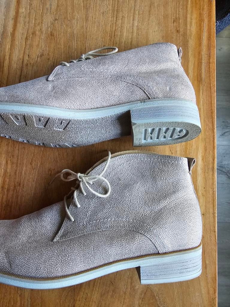 Durea roze zilver leren zomer schoenen H 6,5 40, Ophalen of Verzenden, Zo goed als nieuw, Overige kleuren