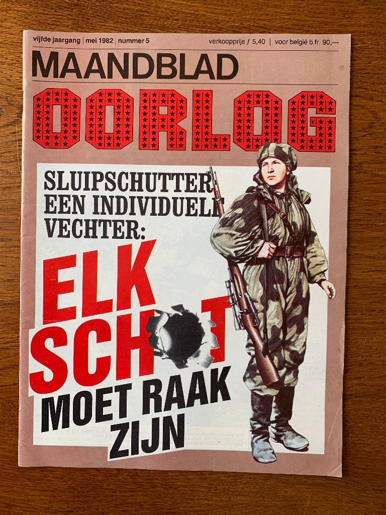 Maandblad "Oorlog" mei 1982 nummer 5, Boeken, Ophalen of Verzenden, Voor 1940, Nieuw, Algemeen