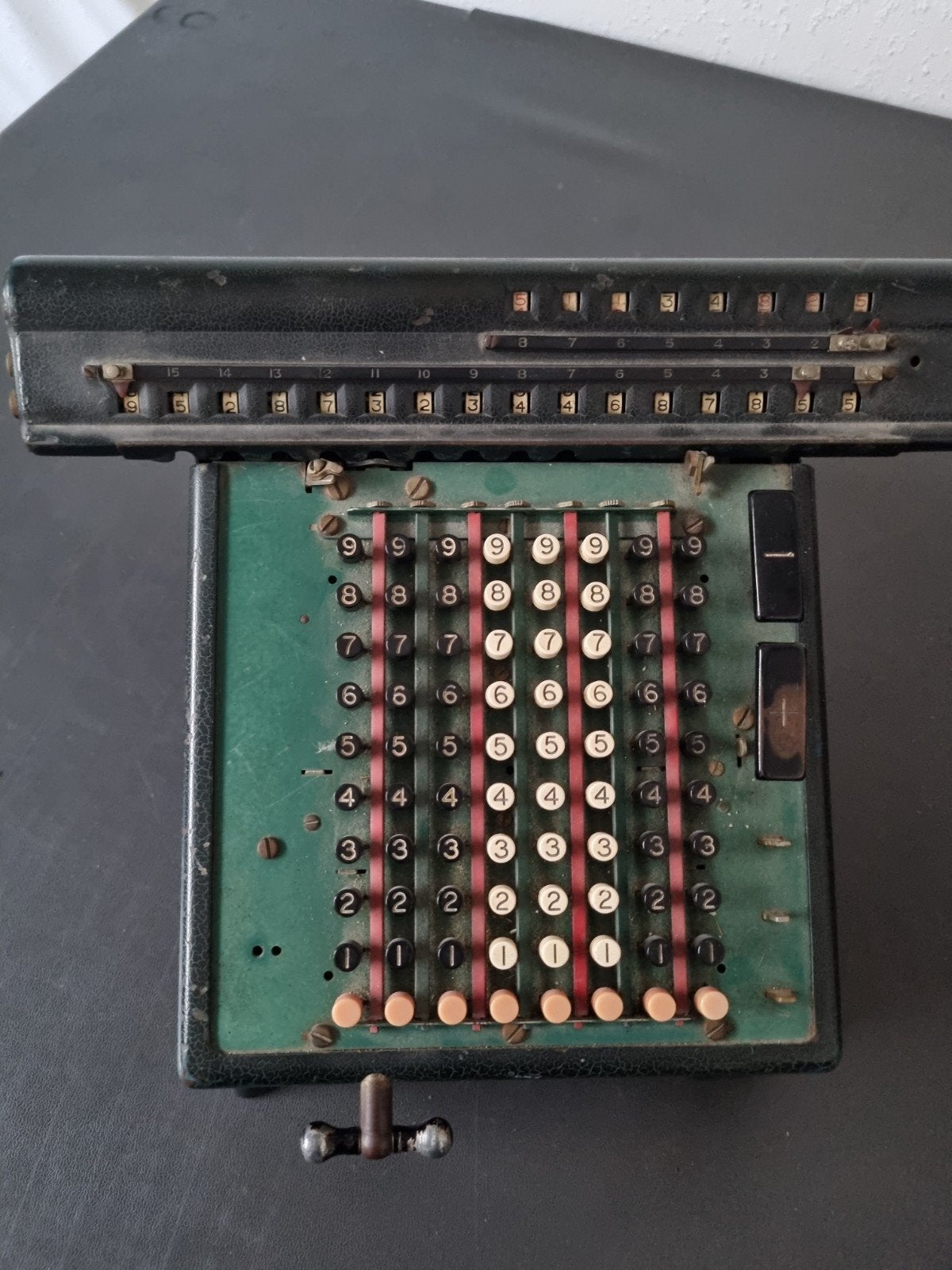 Vintage rekenmachine, Antiek en Kunst, Curiosa en Brocante, Ophalen
